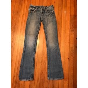 MISS ME light wash Boot Cut jeans Sz 25/34